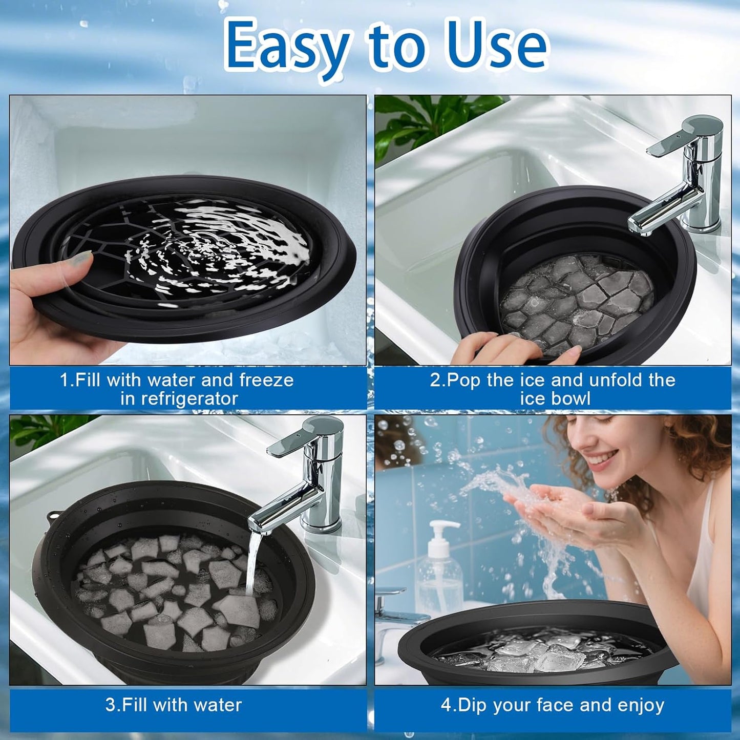 IceGlow™ Silicon Facial Ice Plunge Bowl - Urban Stuff 2.0