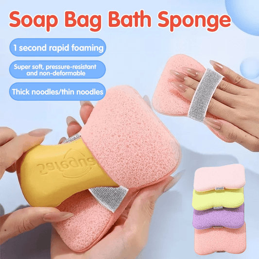 Soft Bath Sponge with Soap Bag - Urban Stuff 2.0